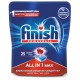 Таблетки для посудомоечных машин 25 шт. FINISH 'All in 1', 3025693