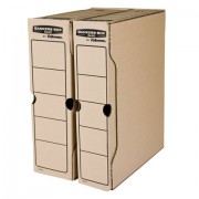 Короб архивный с клапаном А4 (260х325 мм), 100 мм, до 850 листов, FELLOWES Bankers Box 'Basic', FS-00102