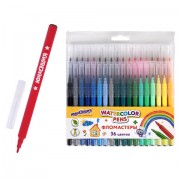 Фломастеры ЮНЛАНДИЯ 36 цветов 'КЛАССНЫЕ!', вентилируемый колпачок, 152631