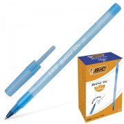 Ручка шариковая BIC 'Round Stic', СИНЯЯ, корпус голубой, узел 1 мм, линия письма 0,32 мм, 921403
