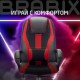 Кресло компьютерное BRABIX PREMIUM 'Rapid GM-102', экокожа/ткань, черное/красное, 532107