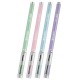 Ручка гелевая BRAUBERG 'GEL ONE PASTEL', ЧЕРНАЯ, корпус ассорти, узел 0,5 мм, линия 0,35 мм, 144039