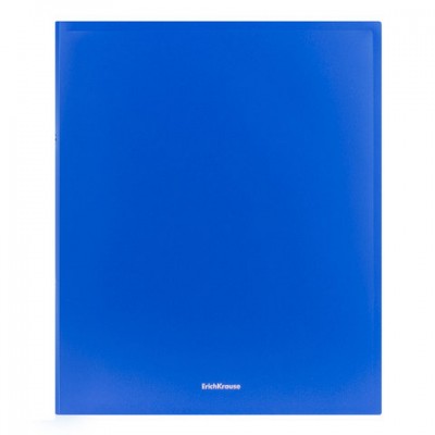 Папка на 2 кольцах ERICH KRAUSE 'Classic', 35 мм, синяя, до 250 листов, 0,5 мм, 43016