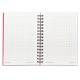 Блокнот МАЛЫЙ ФОРМАТ А6 105х145 мм, 60 л., гребень, пластик+картон, клетка, BRAUBERG, 'Офис', 125398