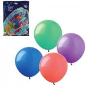 Шары воздушные 12' (30 см), комплект 100 шт., 12 пастельных цветов, в пакете, 1101-0006