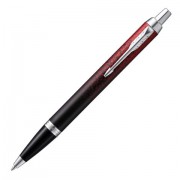 Ручка шариковая PARKER 'IM Red Ignite CT', корпус черный матовый, хромированные детали, синяя, 2074031