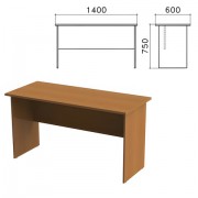 Стол письменный 'Монолит', 1400х600х750 мм, цвет орех гварнери, СМ22.3