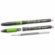 Ручка стираемая гелевая с грипом BIC 'Gelocity Illusion', ЧЕРНАЯ, корпус черный, линия 0,3 мм, 516523