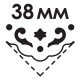 Дырокол фигурный угловой 'Узоры', диаметр вырезной фигуры 38 мм, ОСТРОВ СОКРОВИЩ, 227177