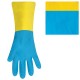 Перчатки неопреновые ЛАЙМА НЕОПРЕН EXPERT, 100 гр/пара, химически устойчивые, х/б напыление, XL (очень большой), 605006