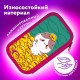 Пенал ЮНЛАНДИЯ, 3 отделения, картон с эффектом soft-touch, 19х11 см, 'Duck tales', 273500