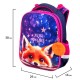 Ранец BRAUBERG PREMIUM, 2 отделения, с брелоком, 'Cute fox', LED-ЛАМПОЧКИ, 38х29х16 см, 272019