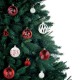 Шары ёлочные НАБОР 44 шт., 6 см/3 см,'Red&White', красные/белые, пластик, ЗОЛОТАЯ СКАЗКА, 592166