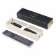 Ручка шариковая PARKER 'Jotter XL Monochrome Black BT', корпус черный, нержавеющая сталь, синяя, 2122753