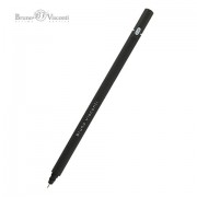 Ручка гелевая BRUNO VISCONTI 'Super Slim Black', ЧЕРНАЯ, узел 0,28 мм, линия 0,2 мм, 20-0397
