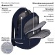 Рюкзак BRAUBERG INTENT, 2 отделения, 4 кармана, 'Navy blue', 39х27х14 см, 273113