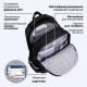 Рюкзак BRAUBERG SOFT, 2 отделения, 3 кармана, 'Стильный шрифт', СВЕТЯЩИЙСЯ, 40х31х15 см, 272034