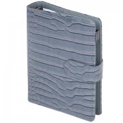 Ежедневник-органайзер недатированный B6 150x190 мм BRAUBERG 'Comodo', под кожу, 160 л., серый, 116207