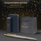 Ручка шариковая PARKER 'Jotter Core Stainless Steel GT', ежедневник А5 синий, пакет, 880889