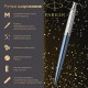 Ручка шариковая PARKER 'Jotter Core Waterloo Blue CT', корпус голубой, детали хром, синяя, 1953191