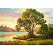 Картина стразами (алмазная мозаика) 40х50 см, ОСТРОВ СОКРОВИЩ 'Мелодия заката', без подрамника, 662582