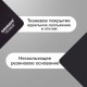 Коврик для мыши SONNEN 'BLACK', резина + ткань, 220х180х3 мм, 513309