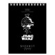 Блокнот МАЛЫЙ ФОРМАТ А6, 40 л., гребень, картон, клетка, HATBER, 'Проект 'Капланопись', 090639, 40Б6В1гр