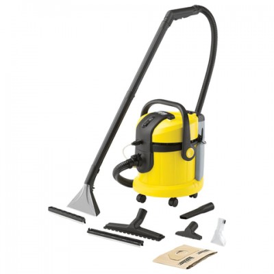 Пылесос моющий KARCHER (КЕРХЕР) SE 4002, потребляемая мощность 1400 Вт, желтый, 1.081-140.0