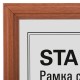 Рамка 21х30 см небьющаяся, КОМПЛЕКТ 3 шт., багет 17 мм МДФ, STAFF 'Carven', цвет светлое дерево, 391323