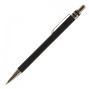 Ручка бизнес-класса шариковая BRAUBERG Trillo, СИНЯЯ, корпус черный с хромом, линия 0, 143479