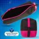 Пенал-косметичка BRAUBERG, мягкий, 'Black&Bright', черно-розовый, 21х5х5 см, 229006