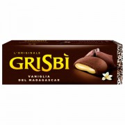 Печенье песочное GRISBI 'Vaniglia' с тёмным шоколадом и ванильным кремом 135 г, ИТАЛИЯ, 21204