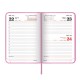 Ежедневник датированный 2021 МАЛЫЙ ФОРМАТ (100х150 мм) А6, BRAUBERG 'Select', балакрон, розовый, 111437