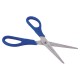 Ножницы BRAUBERG для левши 'Left hand', 170 мм, синие, 2-х сторонняя заточка, 236785