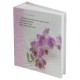 Фотоальбом BRAUBERG на 100 фотографий 10х15 см, твердая обложка, 'Орхидеи', бело-розовый, 390663