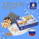 'Родное лото' классическое с деревянными бочонками, в картонной упаковке, ЗОЛОТАЯ СКАЗКА, 664710