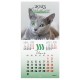 Календарь настенный перекидной 2023 г., 12 листов, 29х29 см, 'КОШКИ', STAFF, 114276