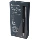 Ручка гелевая с грипом BRAUBERG 'BLACK VIVID', ЧЕРНАЯ, корпус SOFT-TOUCH, пишущий узел 0,5 мм, линия письма 0,35 мм, 144541