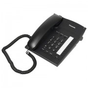 Телефон PANASONIC KX-TS2382RUB, память 10 последних набранных номеров, тональный/импульсный режим, повтор, чёрный