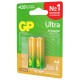Батарейки КОМПЛЕКТ 2 шт., GP Ultra G-Tech, AA (LR6,15А), алкалиновые, пальчиковые, 15AUA21-2CRSBC2
