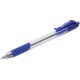 Ручка шариковая автоматическая BRAUBERG 'Extra Glide R-Grip', синяя, ВЫГОДНЫЙ КОМПЛЕКТ 12 шт., 0,35 мм, 880197