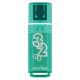 Флеш-диск 32 GB, SMARTBUY Glossy, USB 2.0, зеленый, SB32GBGS-G