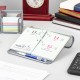 Подставка для календаря большая BRAUBERG 'Germanium', металлическая, 57х200х200 мм, серебристая, 231973