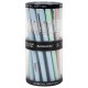 Ручка гелевая BRAUBERG 'GEL ONE PASTEL', ЧЕРНАЯ, корпус ассорти, узел 0,5 мм, линия 0,35 мм, 144039