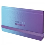 Еженедельник недатированный с резинкой (171х93 мм), BRAUBERG, твердый, УФ-ЛАК, 64 л., 'Infuse', 114574