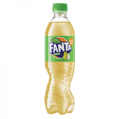 Напиток газированный FANTA (Фанта) 'Груша', 0,5 л, пластиковая бутылка, 1656501