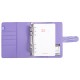 Ежедневник-органайзер недатированный B6 150x190 мм BRAUBERG 'Comodo', под кожу, 160 л., сиреневый, 116208