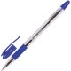 Ручка шариковая BRAUBERG 'Glassy', синяя, ВЫГОДНАЯ УПАКОВКА, КОМПЛЕКТ 12 штук, линия письма 0,35 мм, 880180