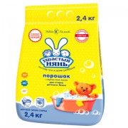 Стиральный порошок для всех типов стирки 2,4 кг, УШАСТЫЙ НЯНЬ, 10137, 01013