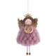 Украшение елочное, 18 см, 'Ангелочек', полиэстер, ассорти 4 дизайна, ЗОЛОТАЯ СКАЗКА, 592607
